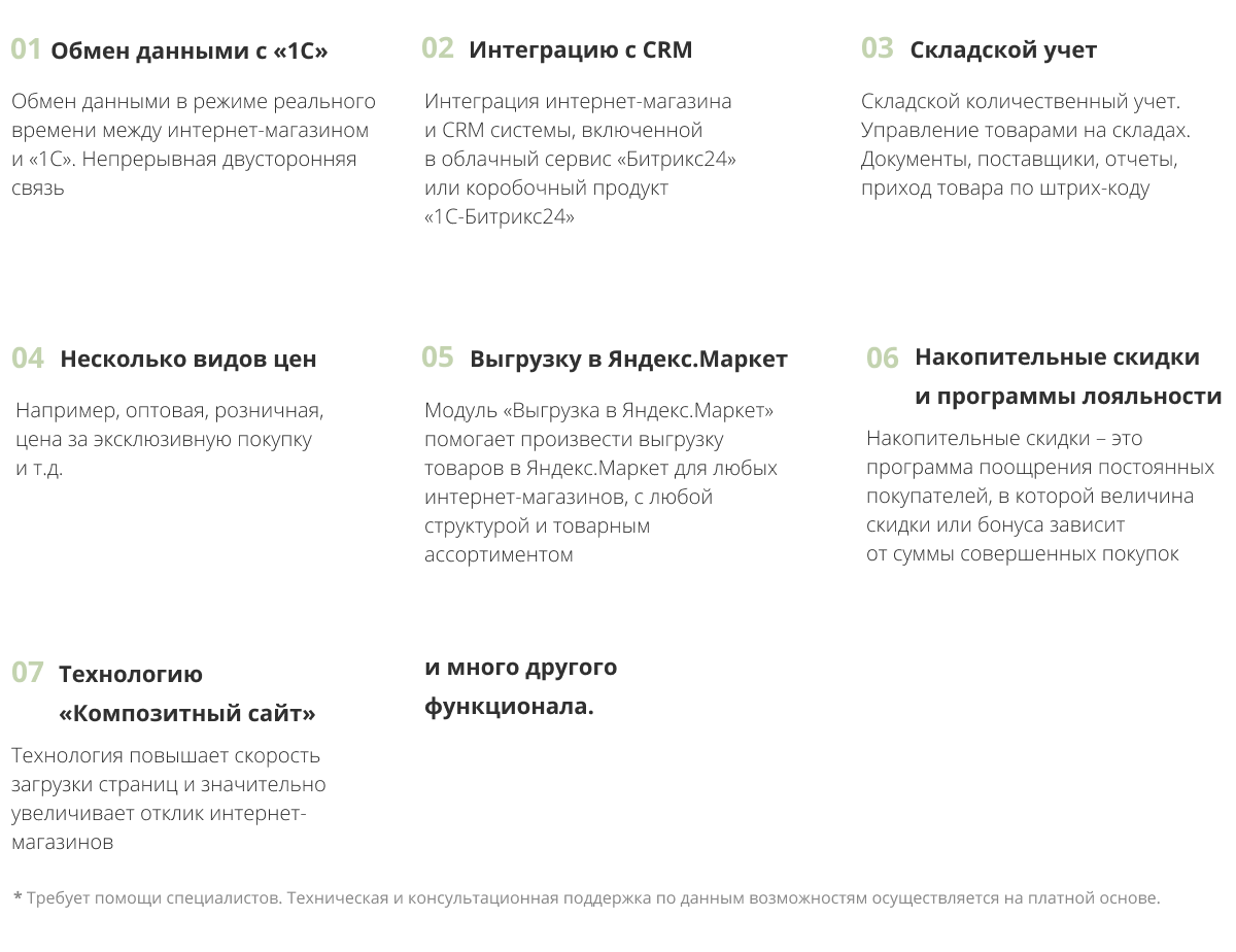 Интернет-магазин продуктов питания и доставки еды «Крайт: Продукты питания.Retail24» с конструктором