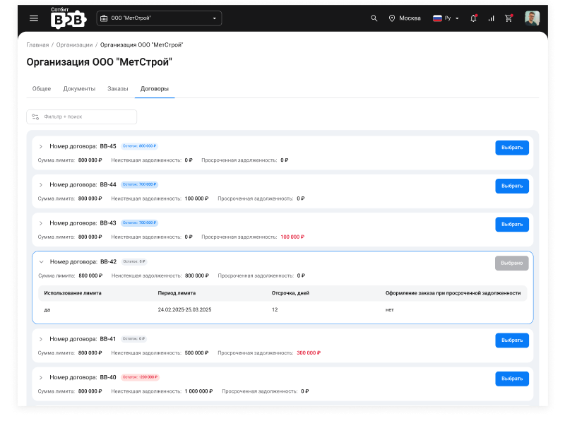 Сотбит: B2B портал Pro Сотбит: B2B портал Pro