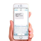 Подтверждение заказа по СМС в пункте выдачи