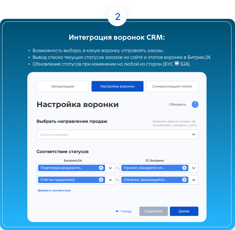 Интеграция  заказов с сайта в Битрикс24