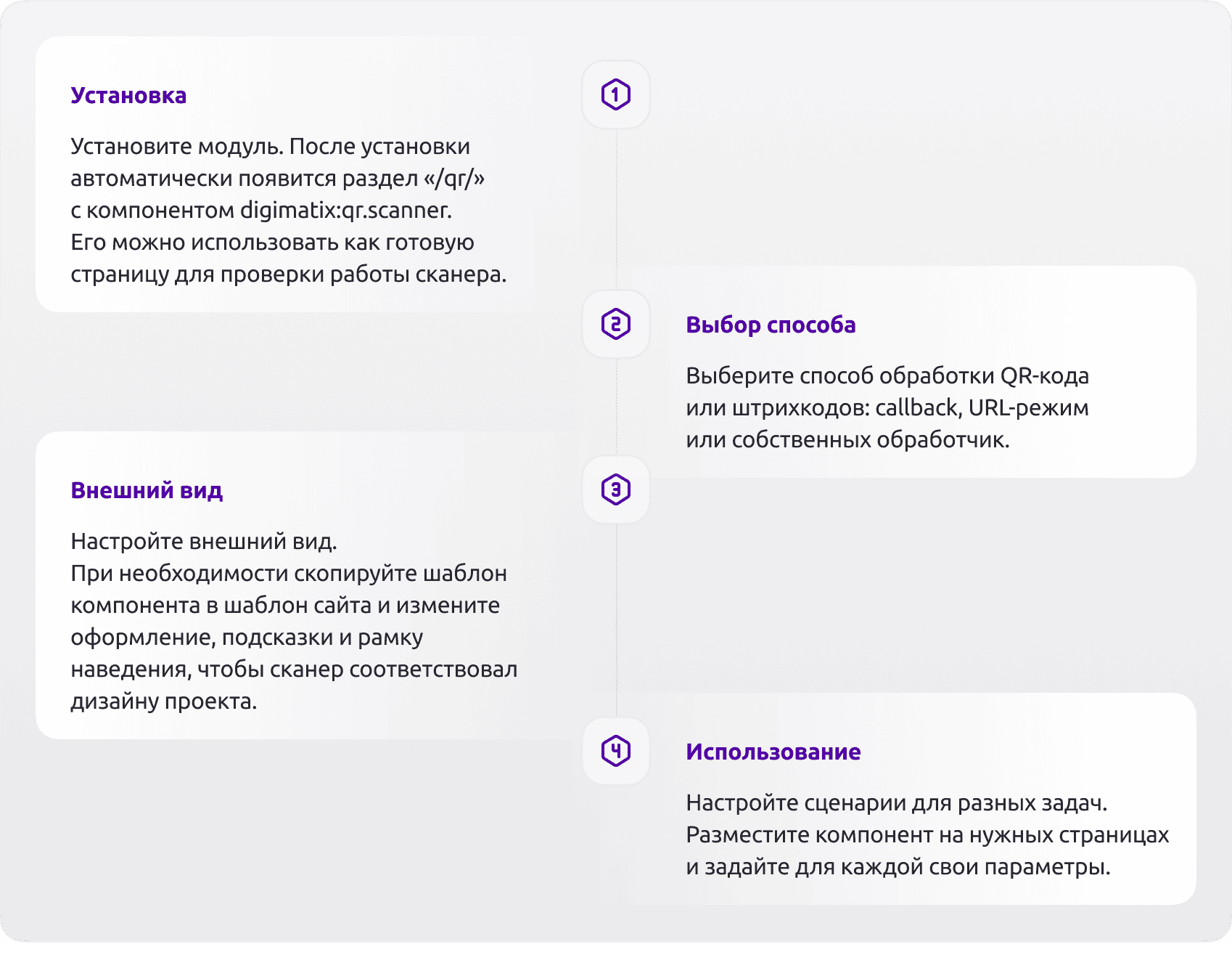 QR Scanner Pro: Сканер QR кодов с поддержкой callback функций
