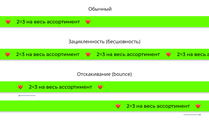 INRAISE: Бегущая строка в шапке сайта