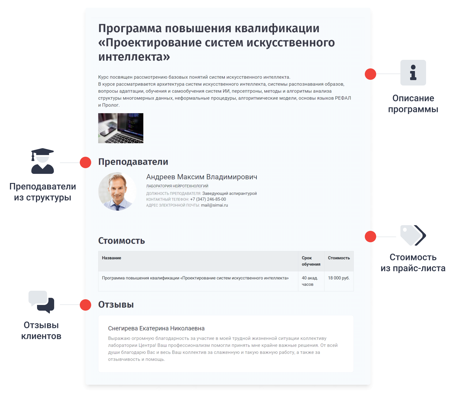 SIMAI-SF4: Сайт научно-исследовательского института - адаптивный с версией для слабовидящих