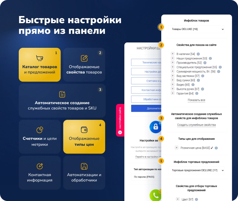 Deluxe - многофункциональный интернет-магазин 2 в 1