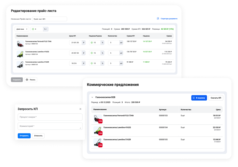 Сотбит: B2B кабинет