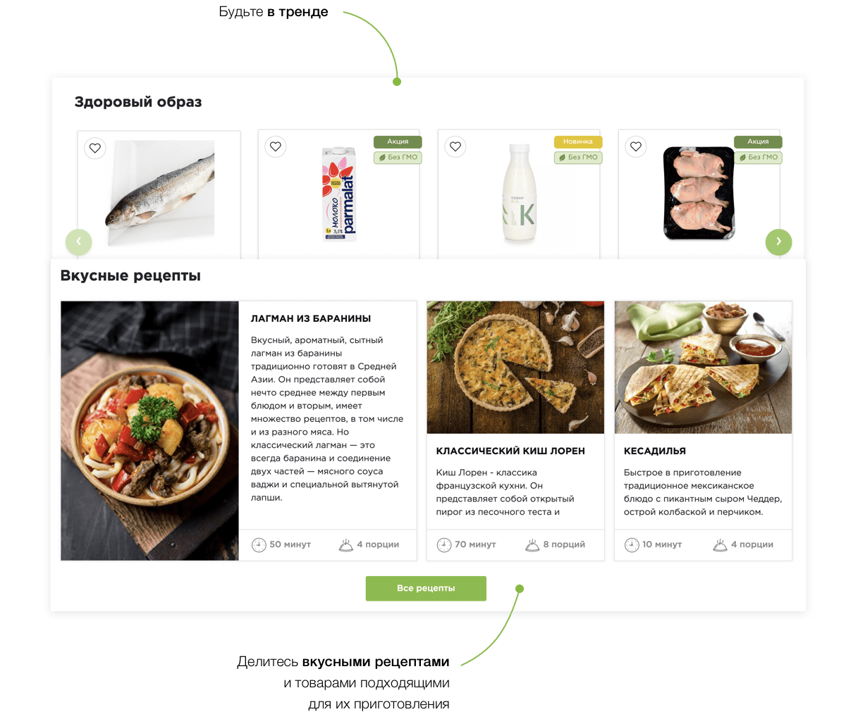 Отраслевой интернет-магазин продуктов питания и доставки еды «Крайт: Продукты питания.Retail»