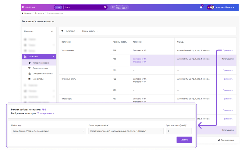 Сотбит: Маркетплейс Старт – личный кабинет поставщика