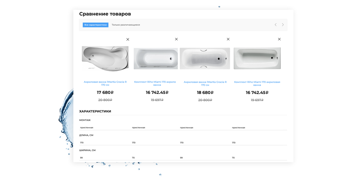 Отраслевой интернет-магазин сантехники, водоснабжения и отопления «Крайт: Сантехника.SpecialFlat»