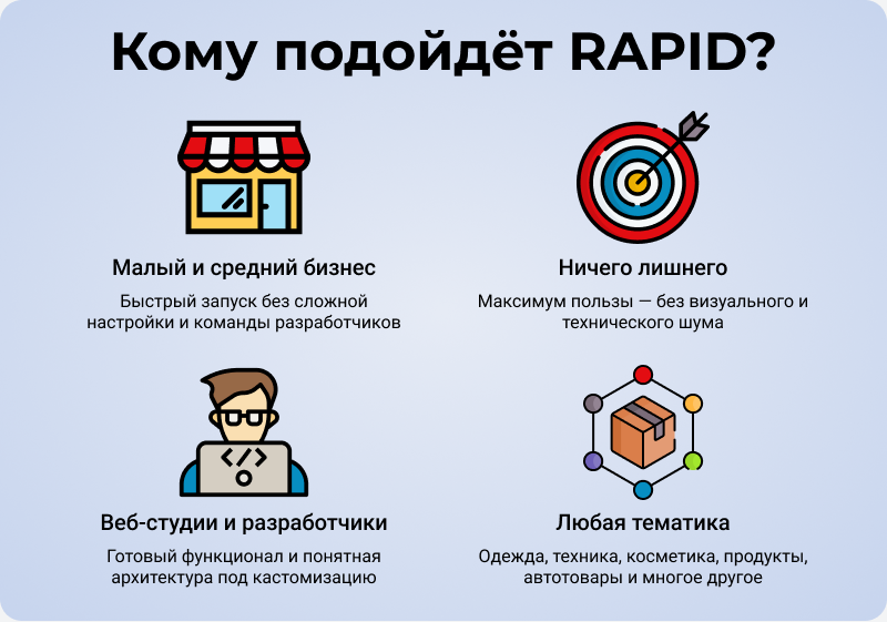 RAPID: очень быстрый магазин