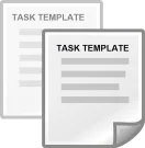 Копирование шаблона задачи